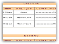 Credit and Debit with the online booking system for schools