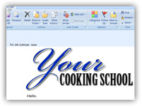 Emails notifications created by RezClick's reservation software