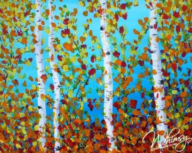 RezClick Whimsy Paint and Sip Northfield Calendar