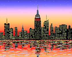 Sunset Over Manhattan