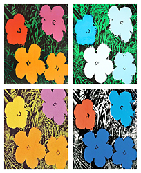 warhol flowers