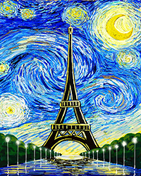 Starry Night Over Paris.