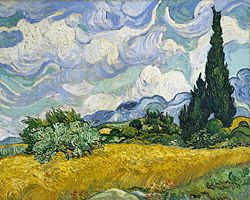 Vincent Van Gogh, Wheat Field with Cypresses