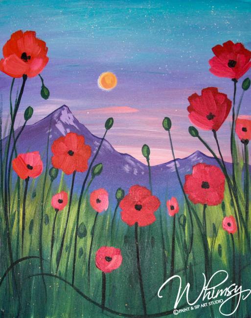 RezClick Whimsy Paint and Sip Northfield Calendar