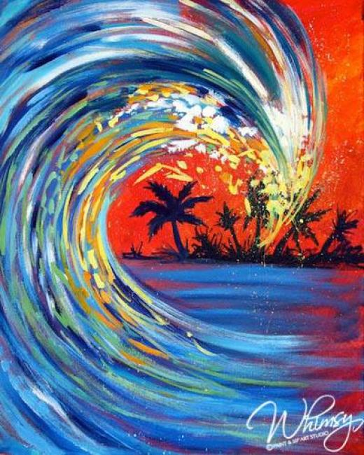 RezClick Whimsy Paint and Sip Northfield Calendar