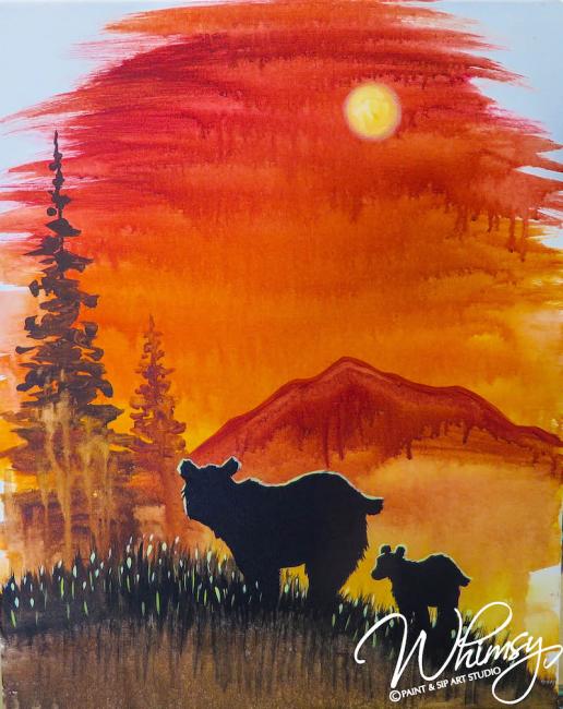 RezClick Whimsy Paint and Sip Northfield Calendar